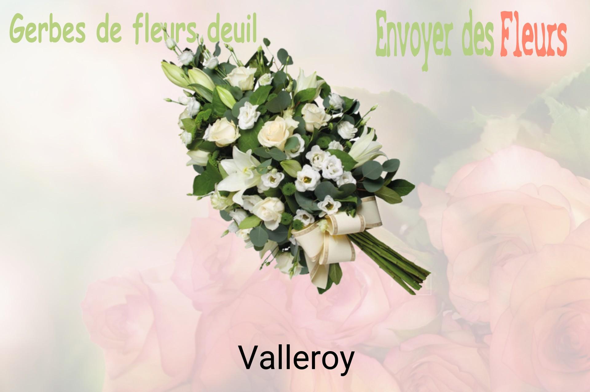 Gerbe de fleurs de deuil livrée à Valleroy